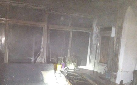 Alanya’da Korkutan Ev Yangını: İtfaiye Alevleri Kısa Sürede Söndürdü