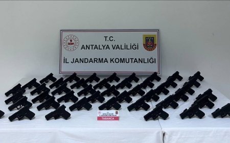 Antalya'da Kaçak Silah Operasyonu: Suç Örgütlerinin Tedarik Zinciri Kırıldı