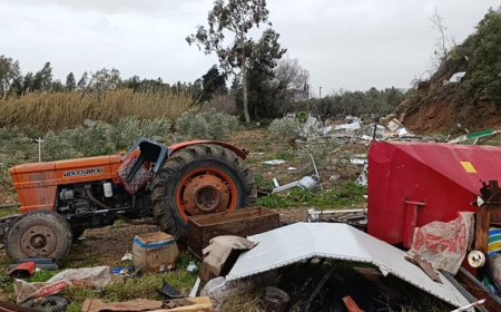 Manavgat’ta Hortum Dehşeti: 4 Mahallede 300 Dönüm Sera Zarar Gördü