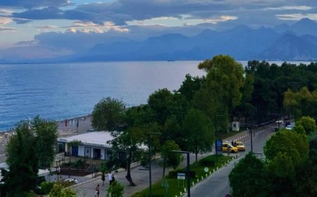 Antalya’da Sağanak Yağış Yerini Güneşe Bırakıyor, Sıcaklıklar Artıyor