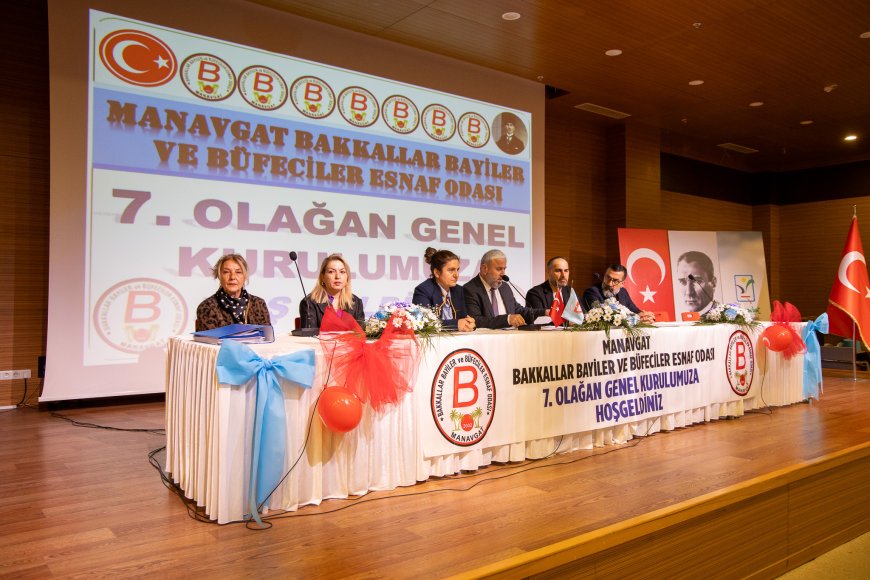 Manavgat Bakkallar Odası 7. Olağan Genel Kurulu Tamamlandı