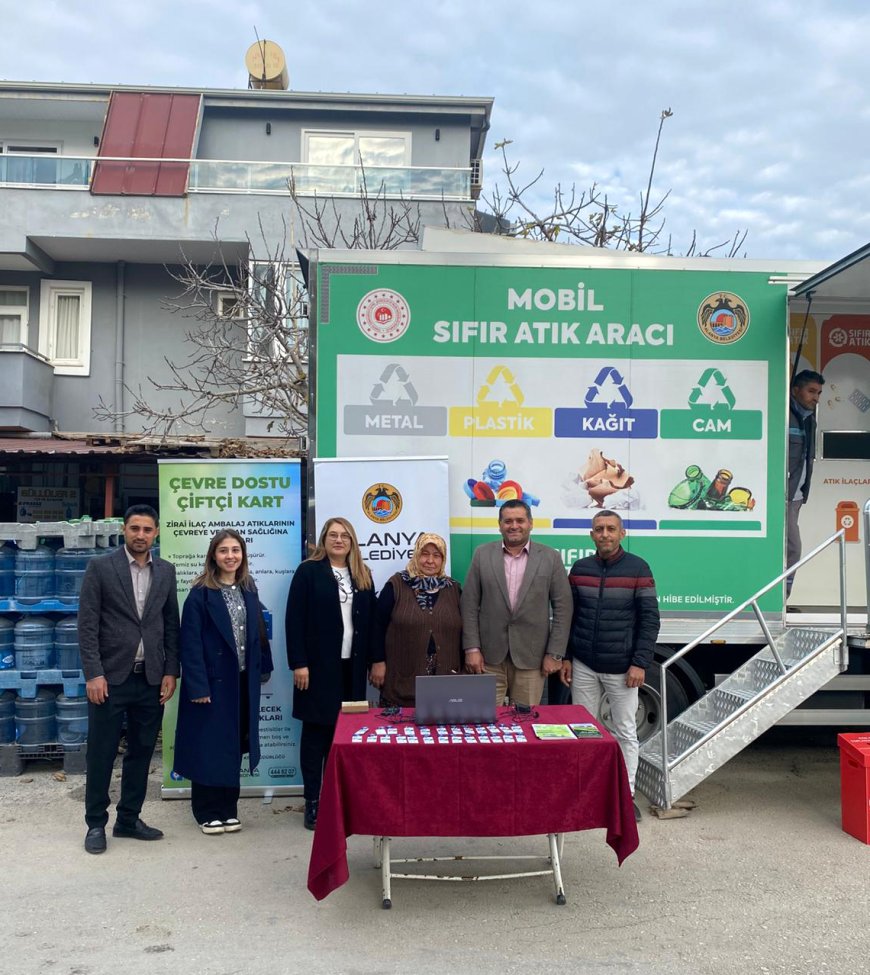 Alanya’da Akıllı Otomat Dönemi: Zirai İlaç Atıkları Kontrol Altında