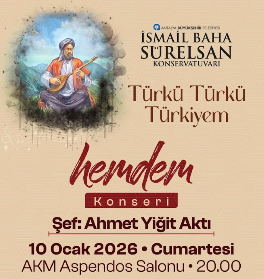 Türkülerle Anadolu Yolculuğu: Hemdem Konseri Cumartesi Günü AKM’de!