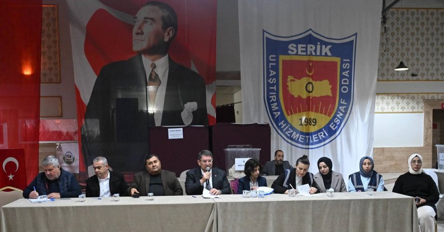 Serik’te Demokrasi Şöleni: Ulaştırma Esnafı Yeni Başkanını Seçti