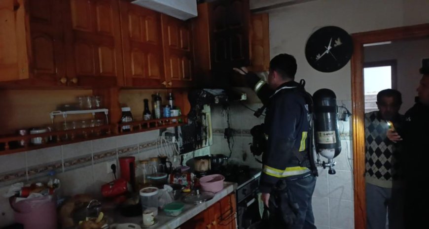 Manavgat'ta Apartman Dairesinde Yangın Paniği: Fritöz Alev Aldı