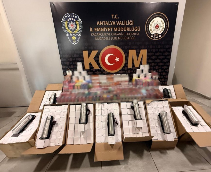 Antalya KOM’dan Kaçakçılık Seferberliği: 1 Haftada 5.6 Milyon Makaron Yakalandı!