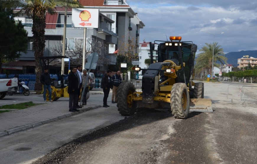 Yağışların Bozduğu Yola Büyükşehir Müdahalesi: Kestel’de Yüzler Gülüyor