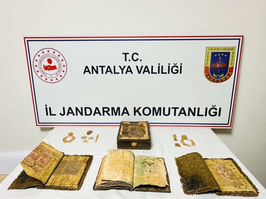 ANTALYA JANDARMASINDAN TARİHİ ESER OPERASYONU