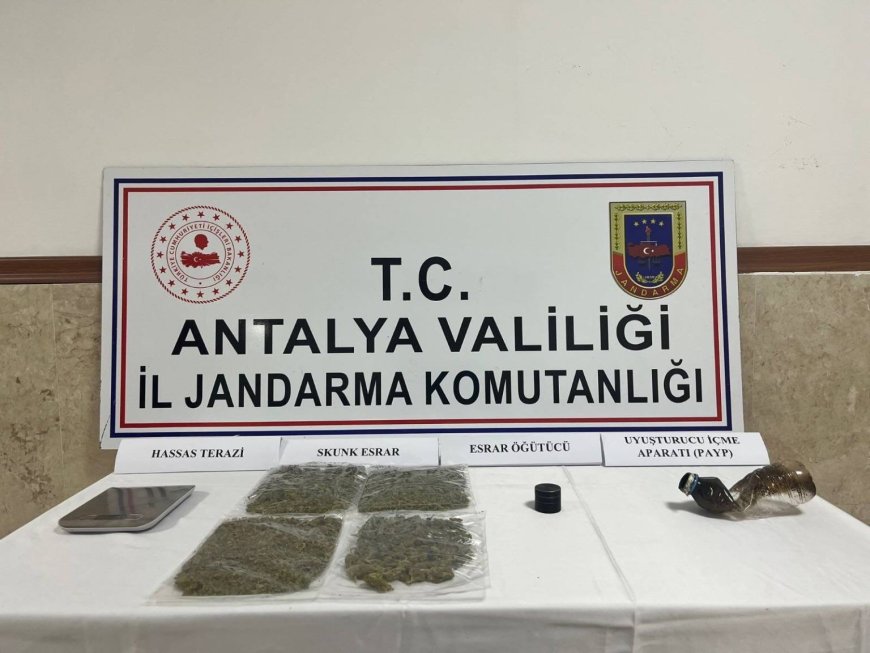 MANAVGAT'TA JANDARMADAN UYUŞTURUCU OPERASYONU