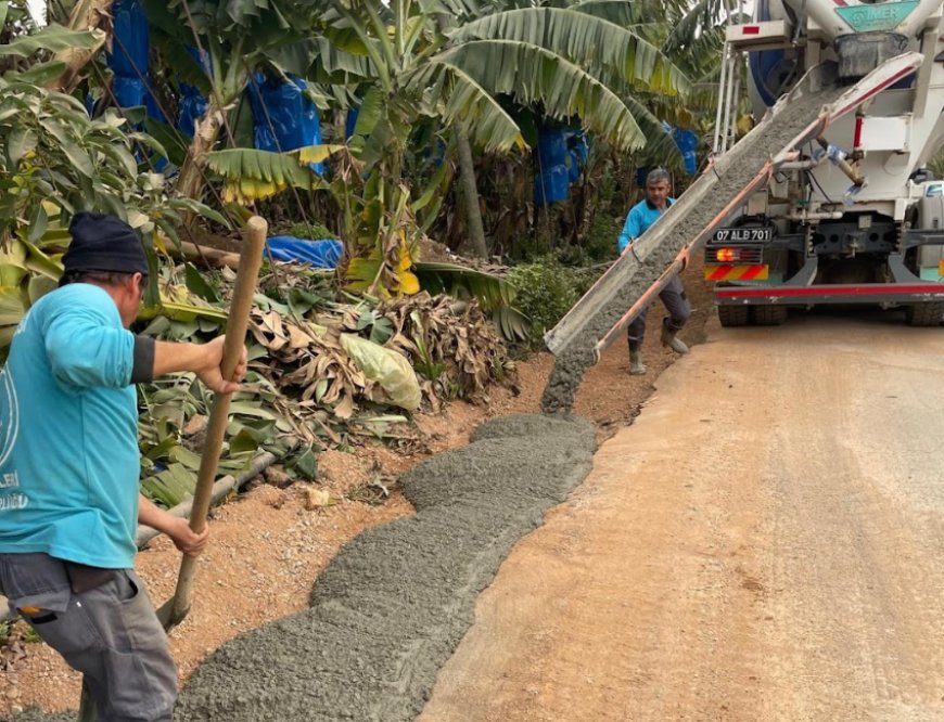 Büyükşehir’den Alanya Kırsalında Kış Mesaisi: Yollar Güvenli Hale Getiriliyor