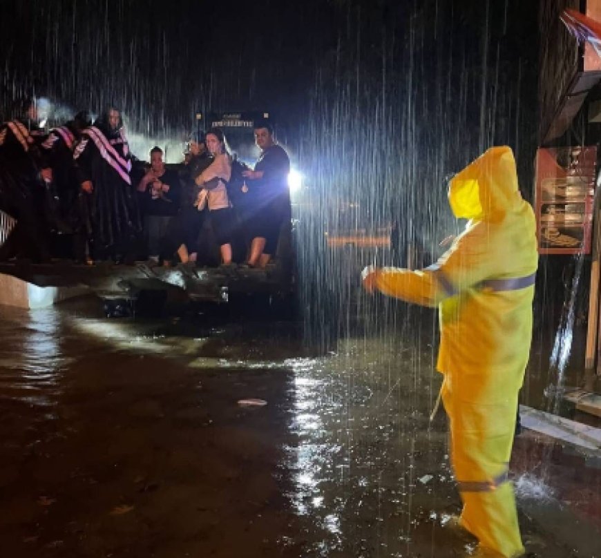 Kemer’de Sel Mesaisi: Jandarmadan Hayat Kurtaran Müdahale!