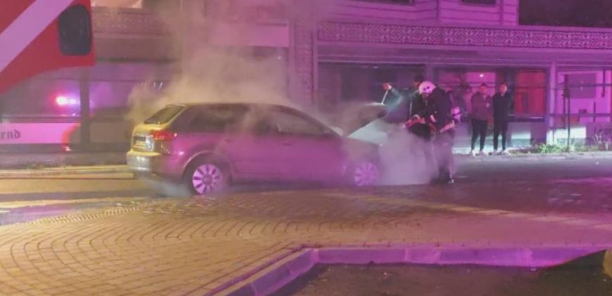 Antalya'da Otomatik Arabayı İterek Çalıştırmaya Kalkınca Yandı.