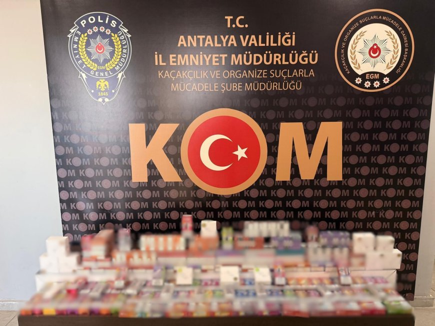 Antalya'da KOM Ekiplerinden Suç Organizasyonlarına Ağır Darbe