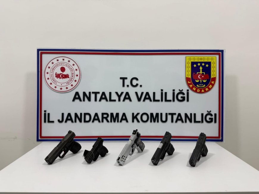 Alanya’da Silah Kaçakçılarına Darbe: 4 Gözaltı!