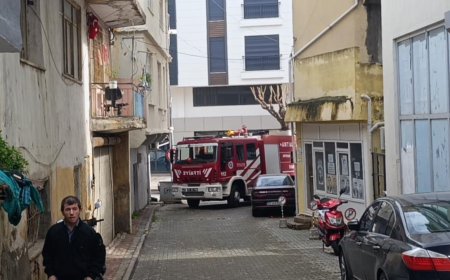 Manavgat'ta İtfaiyenin "Araç" Sınavı: Sokağa Giremeyince Yangın Tüplerine Sarıldılar.