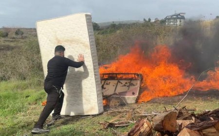 Gördüğü Manzara Karşısında Çıldırdı: İşletmeci, Personel Lojmanındaki Tüm Eşyaları Ateşe Verdi.