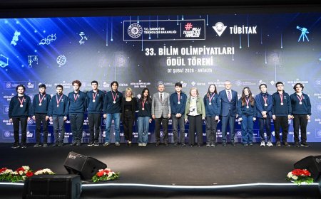 Antalya’da 33. Bilim Olimpiyatları Ödül Töreni Gerçekleştirildi.
