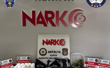 Alanya’da Zehir Tacirlerine Dev Darbe: 45 Adrese Eş Zamanlı Baskın!