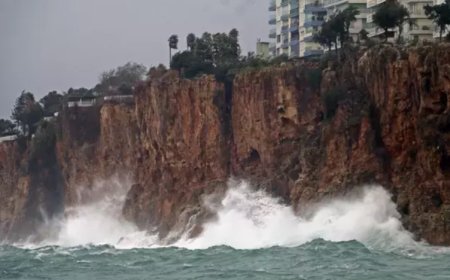 Meteoroloji uyardı! Kaş ile Anamur arasında şiddetli fırtına bekleniyor.
