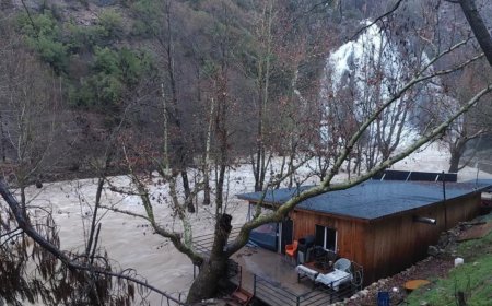 Antalya’nın saklı cennetinde sağanak mesaisi: Uçansu Şelalesi eski günlerine döndü!