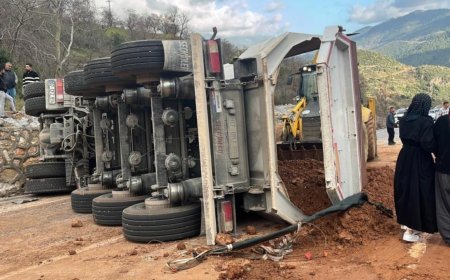 Antalya'da Freni Boşalan Tır Can Aldı! İşlemleri Tamamlanan Sürücü Tutuklandı