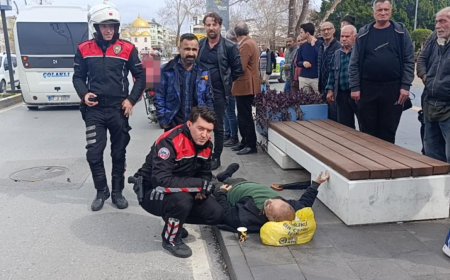 Manavgat’ta Kaza Paniği: Yaralı Vatandaşın Yardımına Çevredekiler Koştu