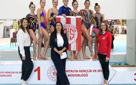 Antalyasporlu Cimnastikçilerden Madalya Yağmuru: Selen ve Elis Birinci, Ayşe ve Miray Üçüncü