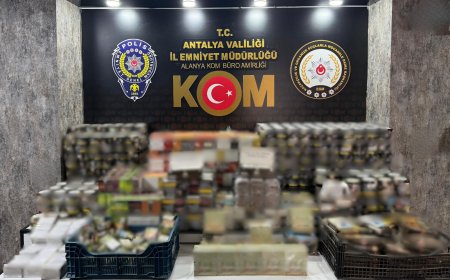 Antalya KOM’dan Kaçakçılara Darbe!