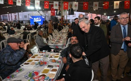 Kepez’de Ramazan Bereketi: Altı Mahalle İki Büyük Sofrada Birleşti