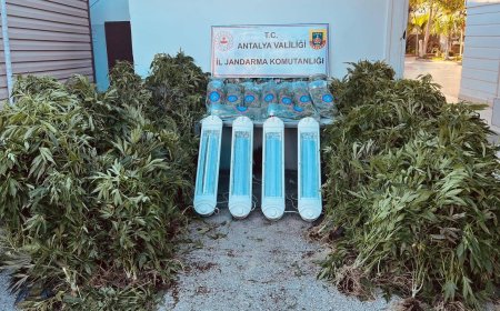 Antalya Aksu'da Jandarmadan Dev Uyuşturucu Operasyonu