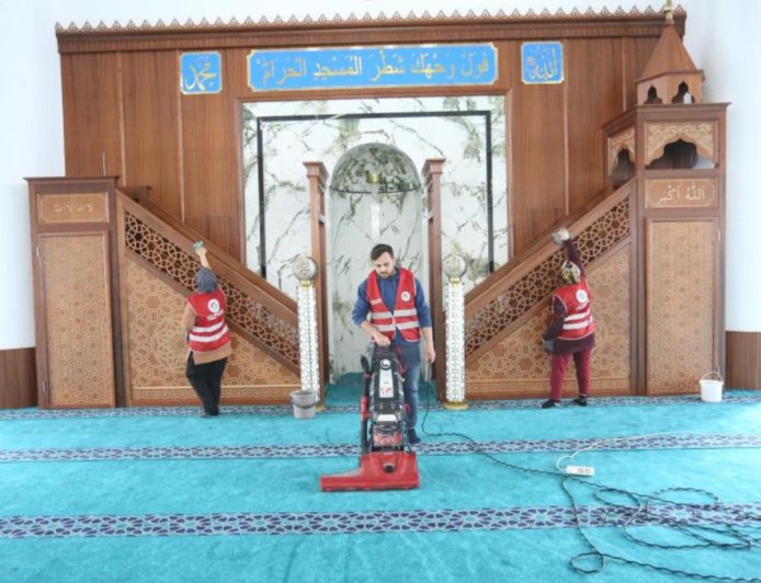 Kepez’de İbadethaneler Pırıl Pırıl: Ramazan Öncesi Büyük Temizlik