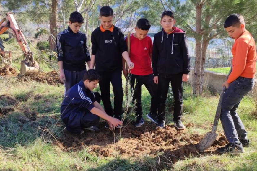 Gazipaşa’da Yeşil Bir Gelecek İçin: Öğrenciler Kendi Zeytinliğini Kurdu.
