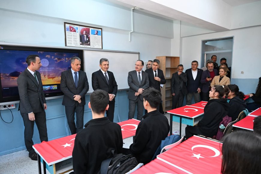 Öğrenciler Sergiledi, Vali Şahin İnceledi: Aksu’da Anlamlı Eğitim Buluşması.