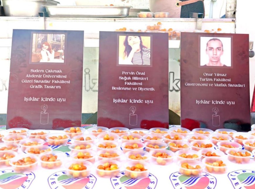 Kepez Belediyesi’nden Vefa: Kazada Yitirilen 3 Fidan İçin Lokma Hayrı