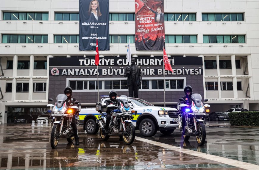 Antalya Sokakları Onlara Emanet: Motorize Zabıtalar Görev Başında!