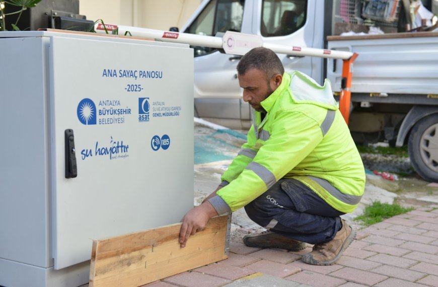 ASAT’tan Su Kayıplarına "Ana Sayaç" Freni: Tonlarca Su Boşa Akmayacak