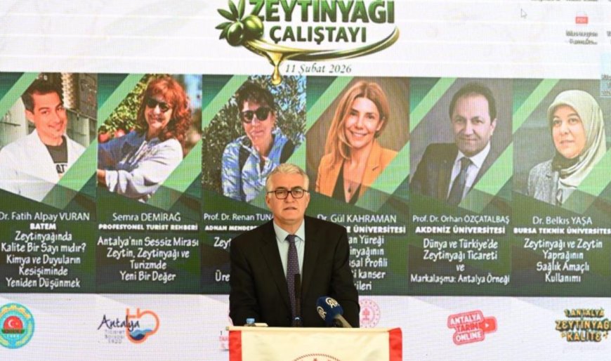 Antalya Zeytinyağında "Kalite" Devrimi: Ortak Akıl Çalıştayı Düzenlendi