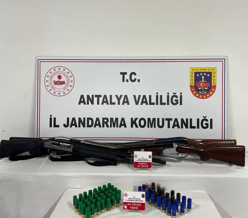 Döşemealtı Jandarmasından Huzur Denetimi: Kaçak Avcılığa Darbe