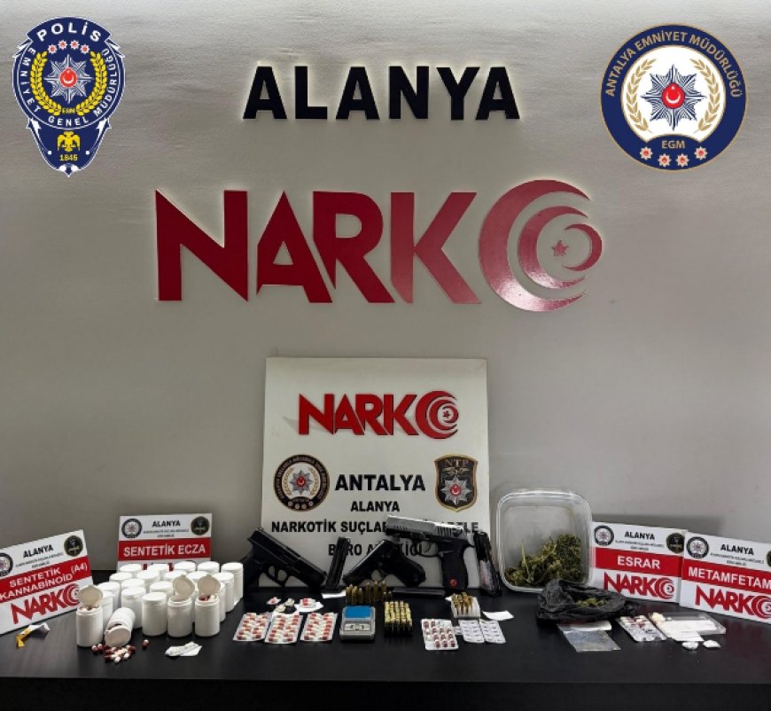Alanya’da Zehir Tacirlerine Dev Darbe: 45 Adrese Eş Zamanlı Baskın!