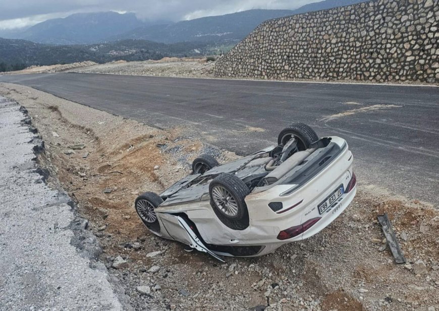 Antalya'nın Akseki ilçesinde meydana gelen trafik kazasında 1 kişi yaralandı.