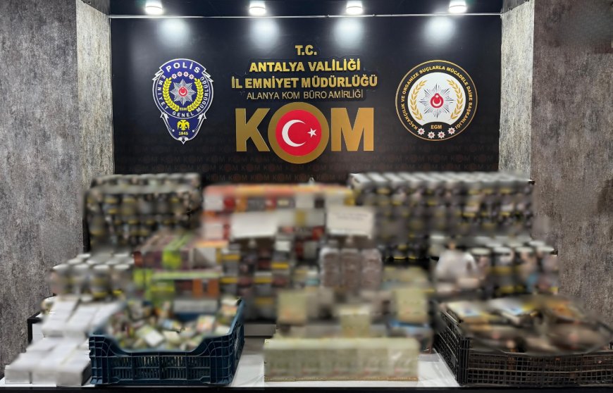 Antalya KOM’dan Kaçakçılara Darbe!