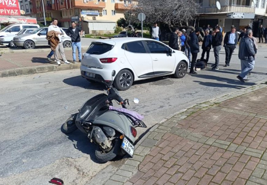 Manavgat’ta Korkutan Kaza: Otomobilin Altında Sürüklendi!
