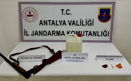 Manavgat'ta Jandarmadan Zehir Tacirlerine Darbe: 2 Gözaltı!