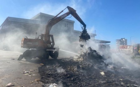 Serik Sanayi Sitesi’nde Korkutan Yangın!