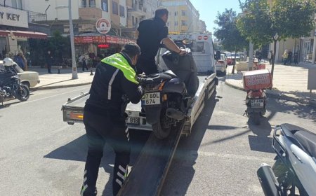 Manavgat'ta Plakası Kapatılan Motosiklete Rekor Ceza: 140 Bin TL!
