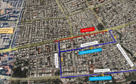 Antalya 100. Yıl Bulvarı Yenileniyor: Büyükşehir Ekipleri Gece Gündüz Sahada