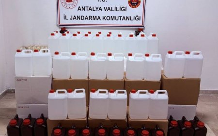 Antalya Konyaaltı’nda Sahte Alkol Baskını