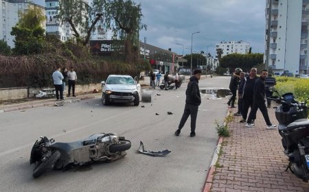 Muratpaşa’da Otomobil ile Çarpışan Motokurye Hayatını Kaybetti.