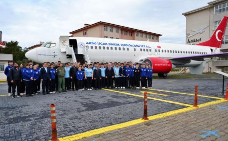 İstikbalin Mimarları Aksu Uçak Lisesi’nde: Gökyüzüne Atılan Türk İmzası.