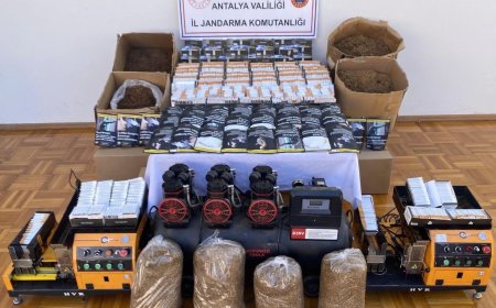 Kumluca’da Kaçak Tütün Operasyonu: Binlerce Dolu Makaron ve Makine Ele Geçirildi!